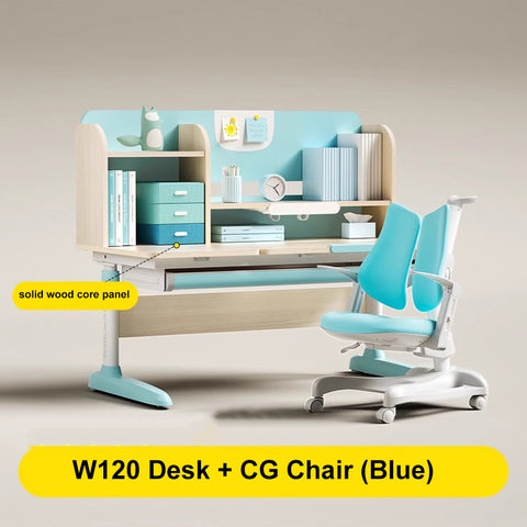 (NEW) Ergonomic Kids Desk and Chair Set  - W120MN