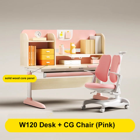(NEW) Ergonomic Kids Desk and Chair Set  - W120MN