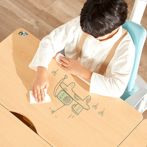 Ergonomic Kids Desk and Chair Set - DW120S | Solid Wood - Best4Kids