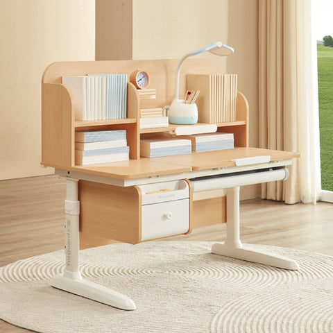 Ergonomic Kids Desk and Chair Set - DW120S | Solid Wood - Best4Kids