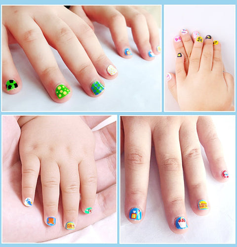JarMelo/JoanMiro -Kids Friendly Nail Stickers- For sweet little ones(540stickers) - Best4Kids