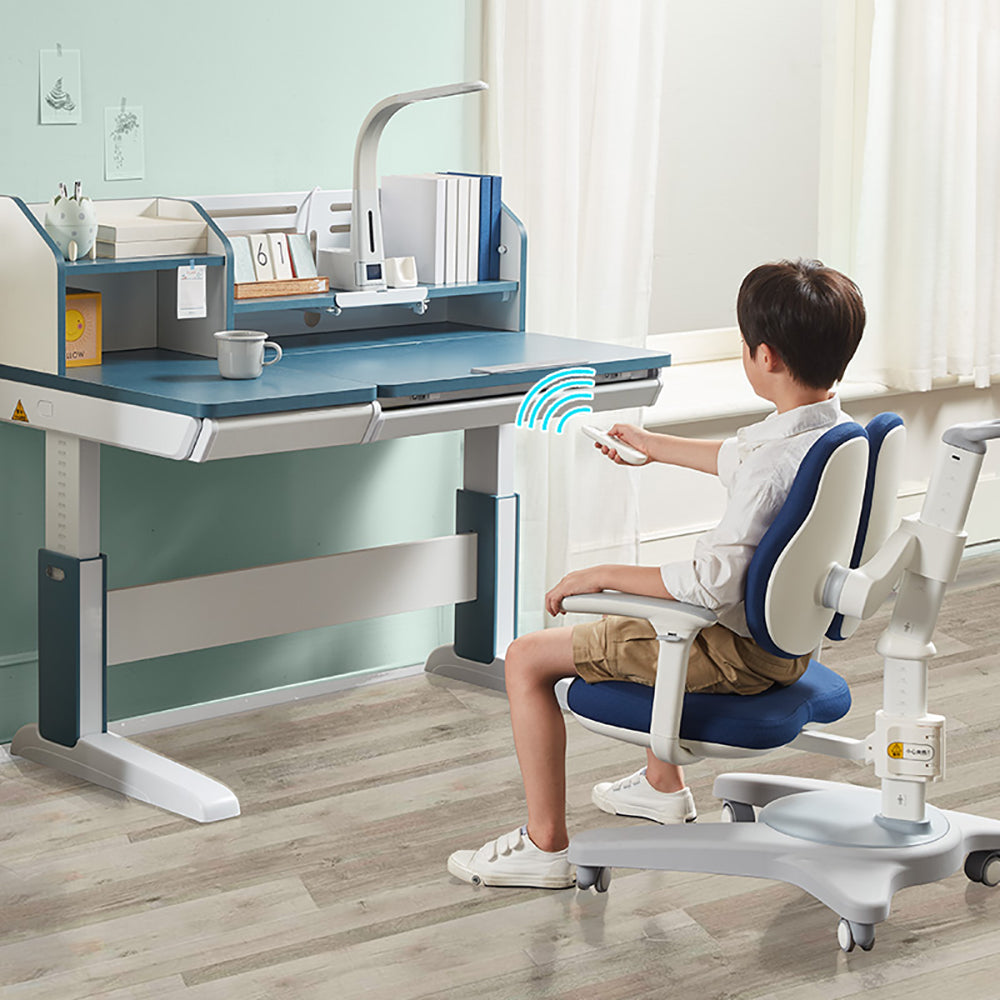 Electric Ergonomic Kids Desk and Chair Set DL120Y Elephant Series