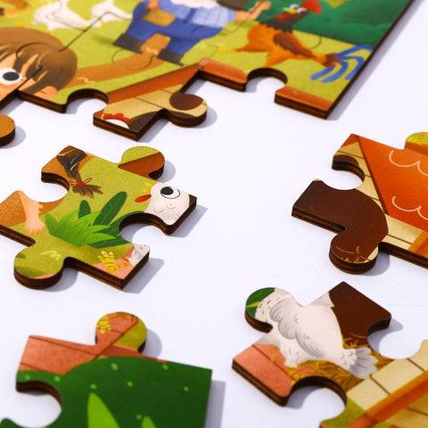 Tooky Toy  Wooden Puzzle - Best4Kids