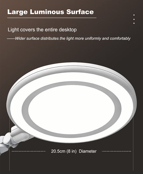 216 LED Beads Eye-Caring Natural Daylight Full Spectrum LED Desk Lamp-235B - Best4Kids