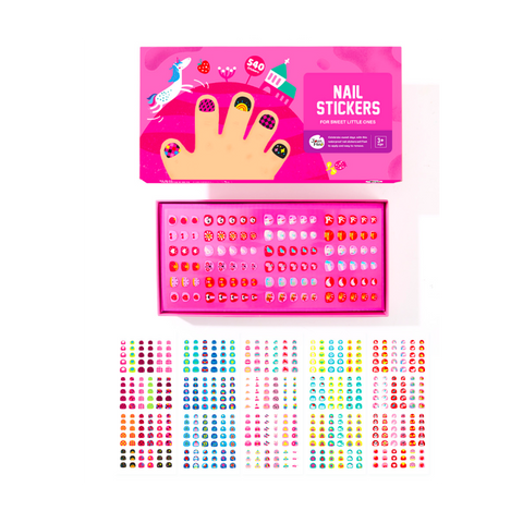JarMelo/JoanMiro -Kids Friendly Nail Stickers- For sweet little ones(540stickers) - Best4Kids